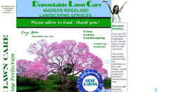 Desktop Screenshot of dependable-lawn-care.com